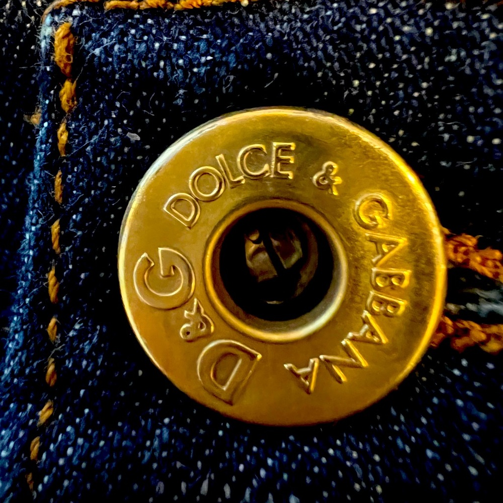UNIQUE DOLCE & GABBANA Tight Jeans. Zipper in The Bottom. Brand New. European - Picture 10 of 15